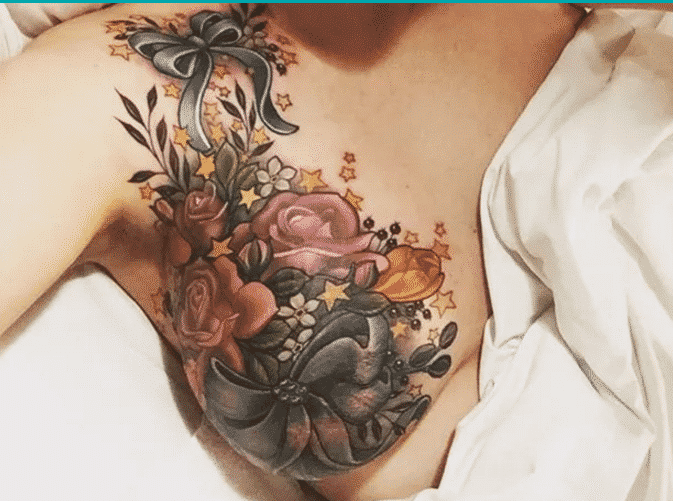 Cicatrizes de mastectomia ocultas com tatuagem Depois da mastectomia 20 ideias de tattoos para cobrir a cicatriz da