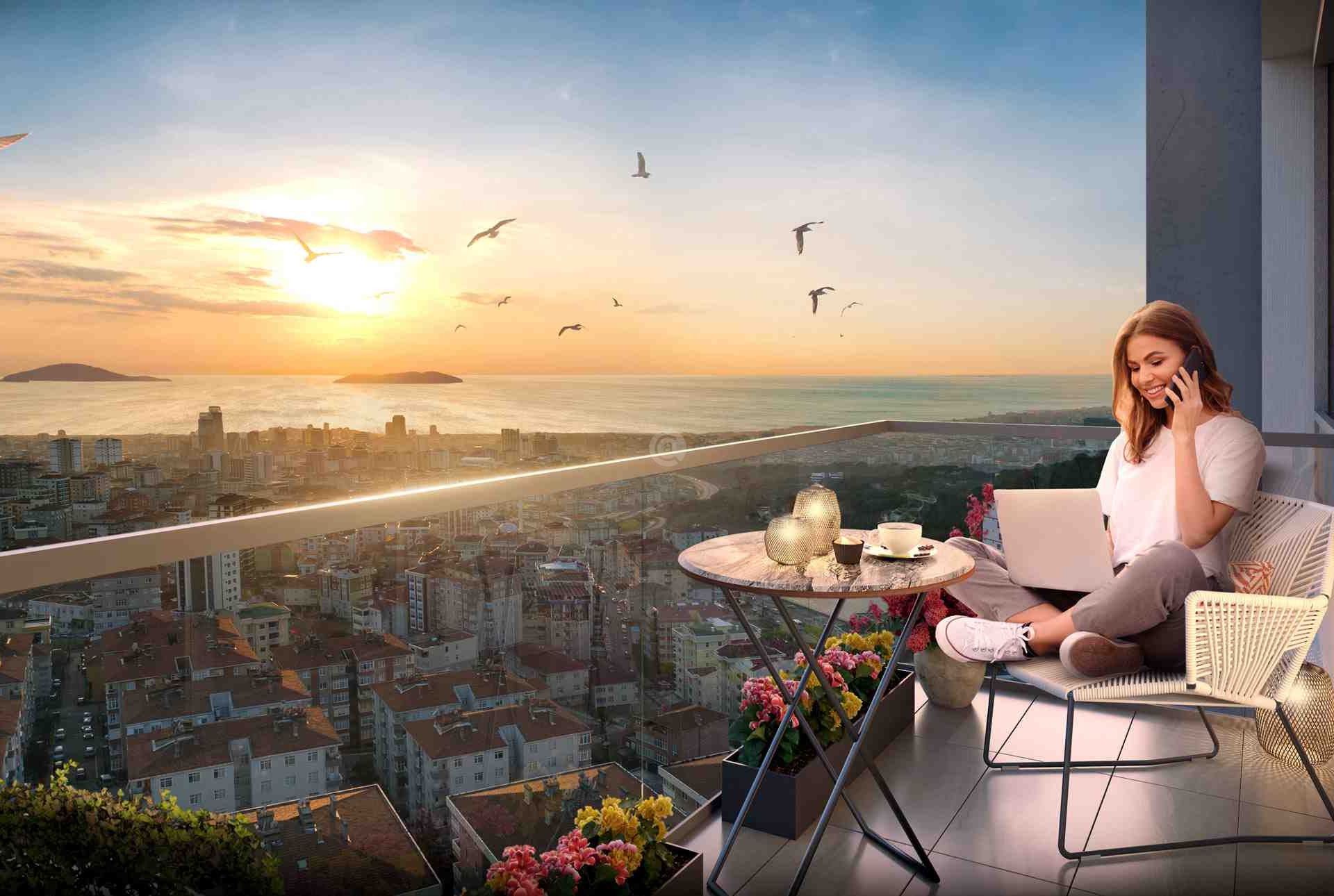 Maltepe Sea View Apartment for sale in Istanbul Turkey Area İstanbul