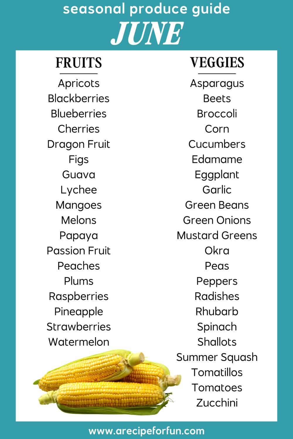 What is in Season in June? A Recipe For Fun