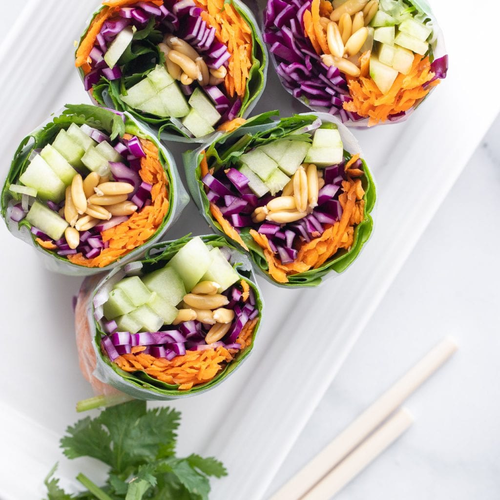 Fresh And Light Spring Rolls Vegetarian Spring Rolls