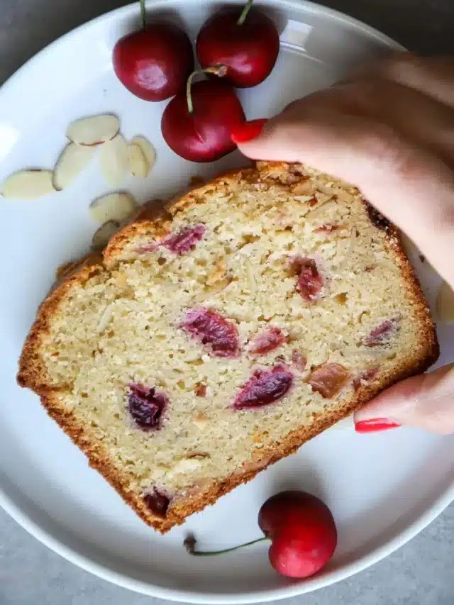 Cherry Recipe Cherry Almond Bread A Red Spatula