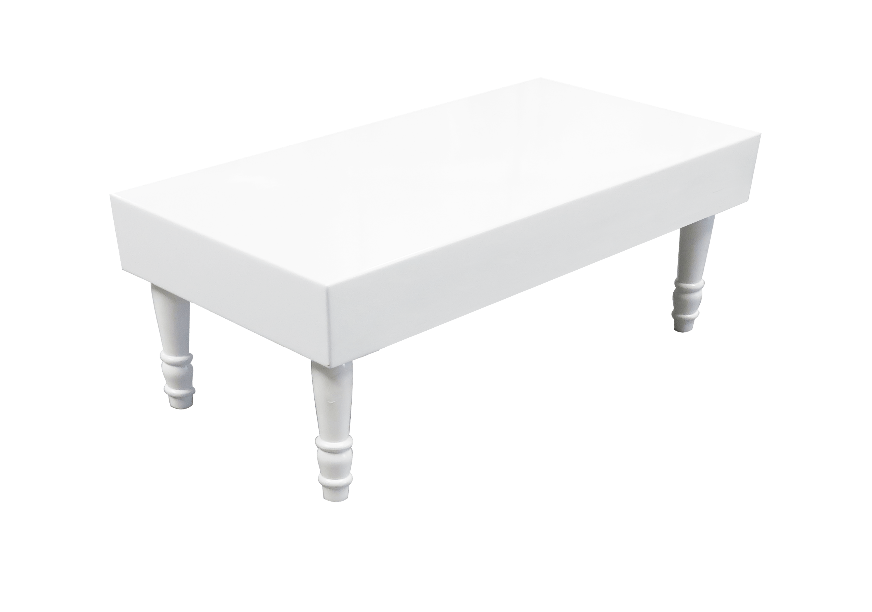Rent Or Buy Avalon Rectangular White Coffee Table Event Rental Dubai