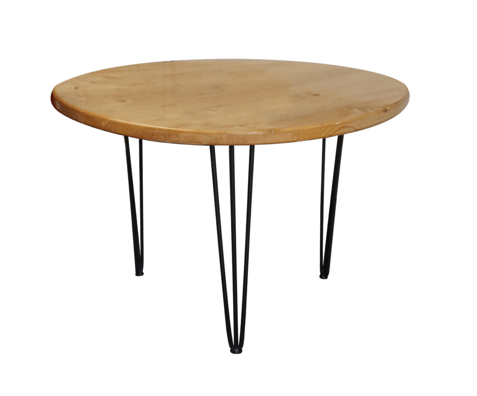 Rustic Round Coffee Table Rental for Events in Dubai, Abu Dhabi, UAE.