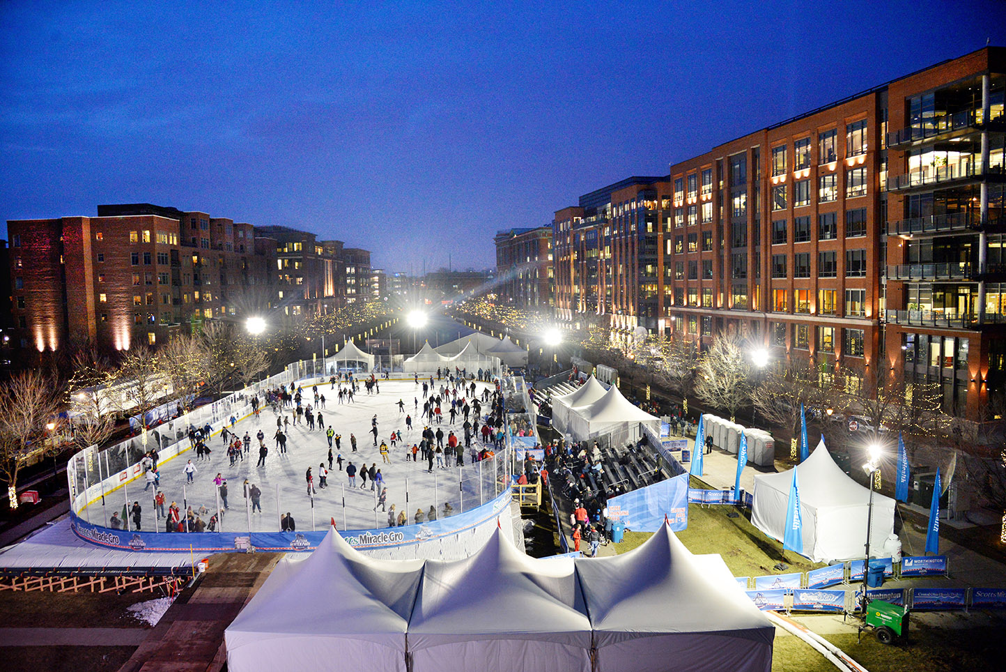 Outdoor IceSkating returns to the Arena District Arena District