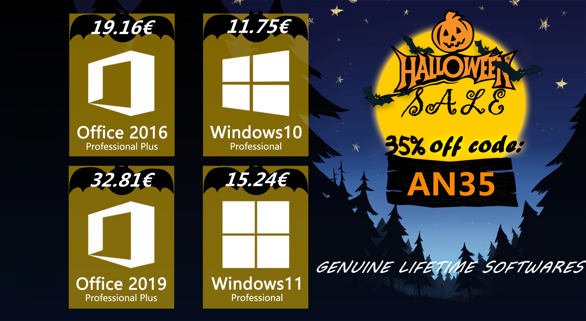 Oferte de Halloween - Windows 10 original la doar 11 euro