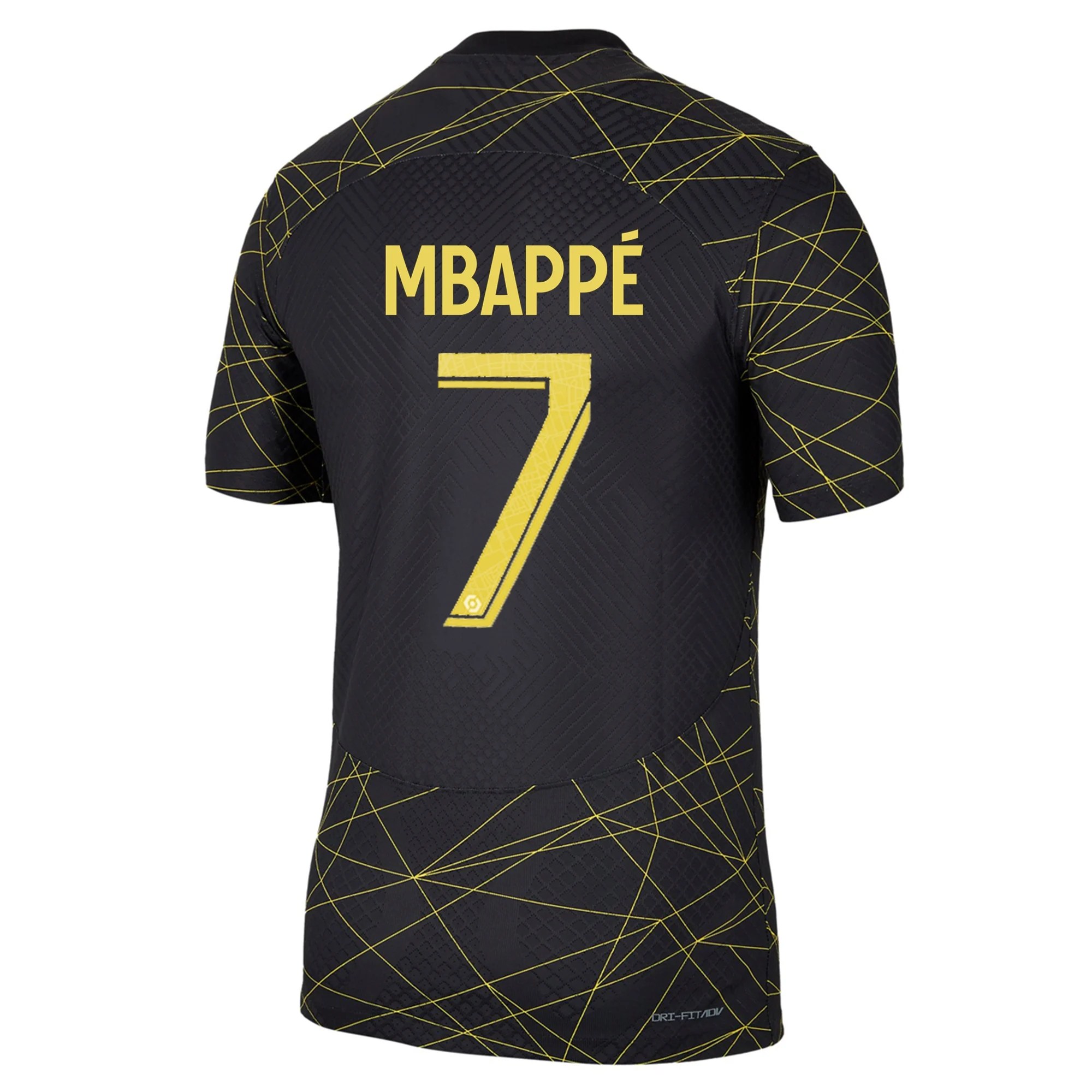 Kylian Mbappé Paris SaintGermain (PSG) 22/23 Authentic Fourth Jersey