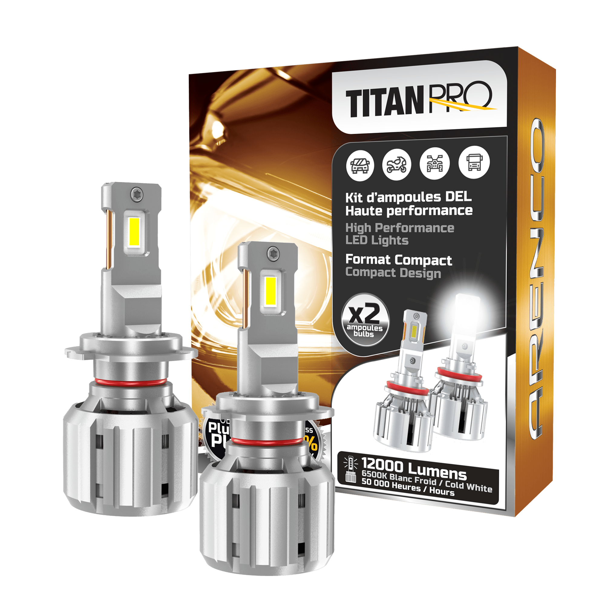 Titan Pro H7 LED Conversion Kit Arenco LED