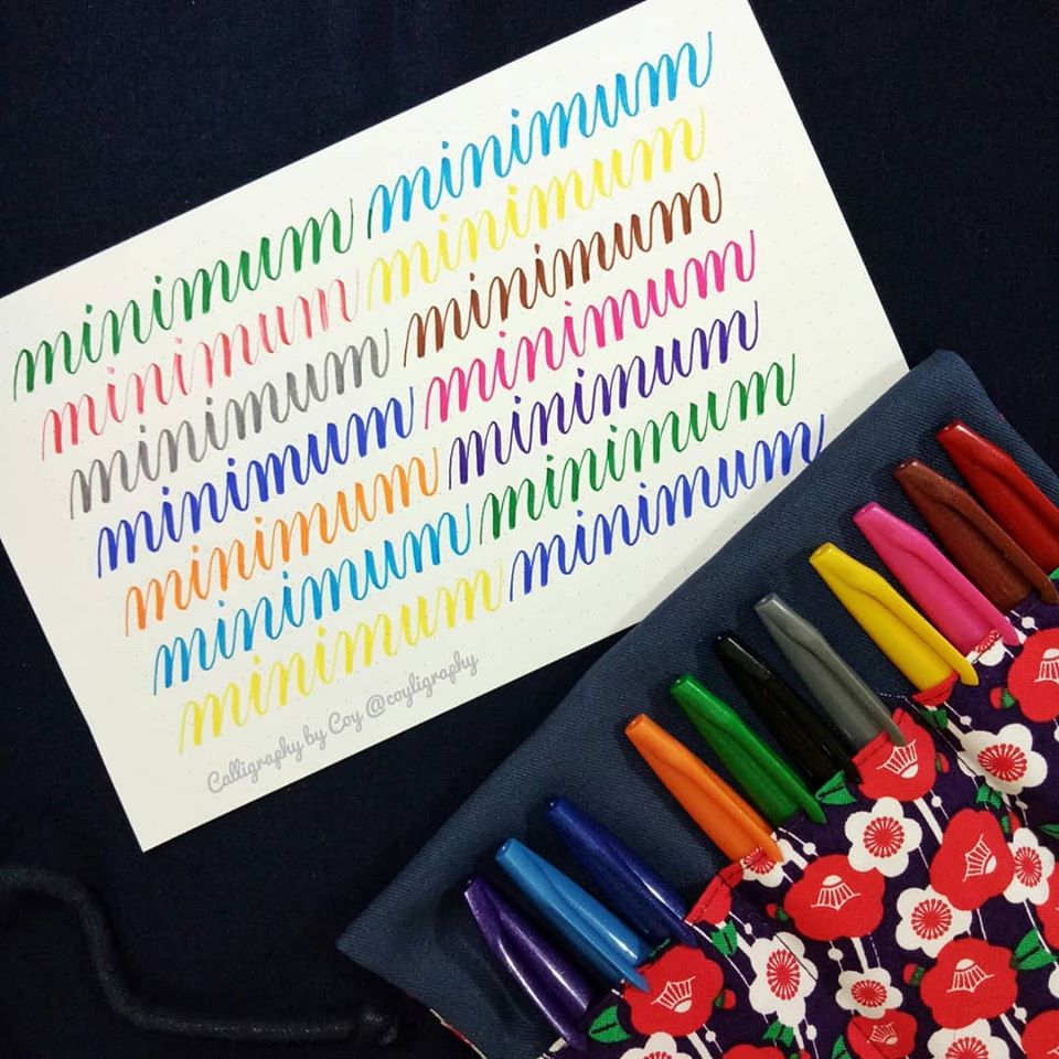 Copperplate Script (Brush Pen) Calligraphy ARENDO