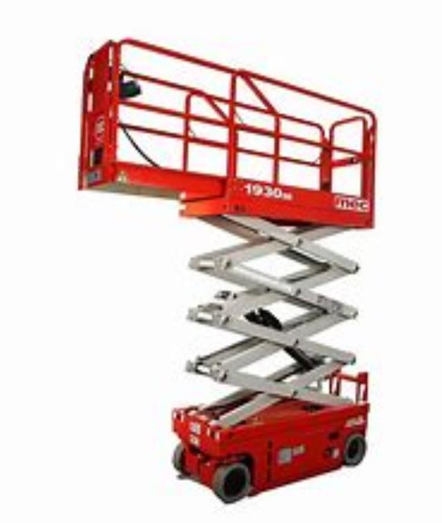 Lift scissor 19 foot mec rentals Dallas TX Where to rent lift scissor