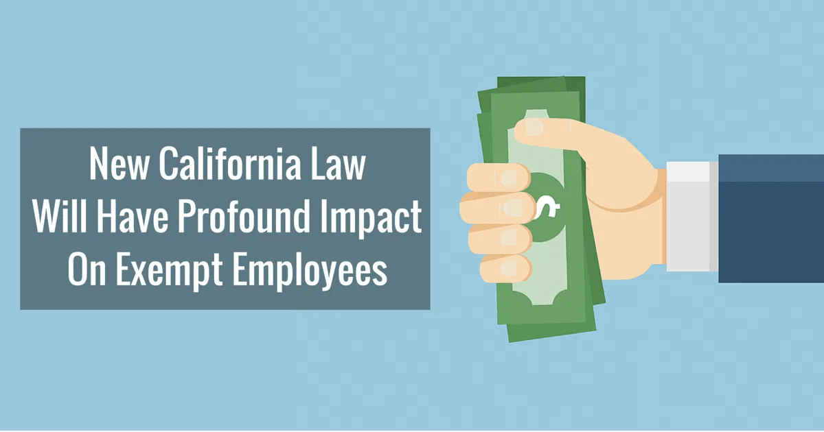 New Minimum Wage to Impact Exempt Employees Ares Law Group