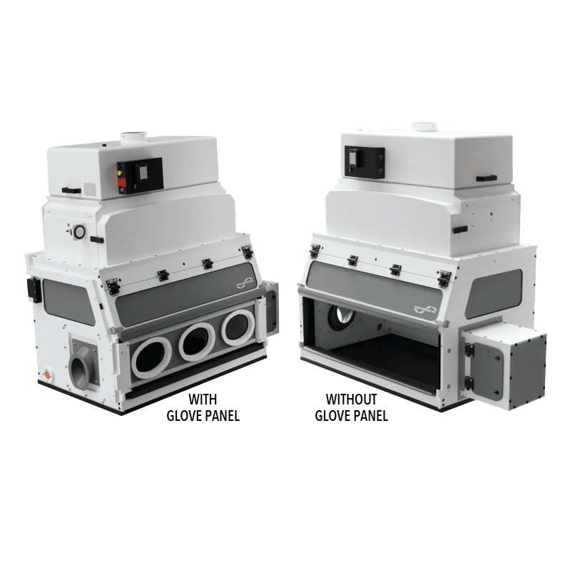 Hybrid Isolator Dual Purpose Glovebox Vented Enclosure