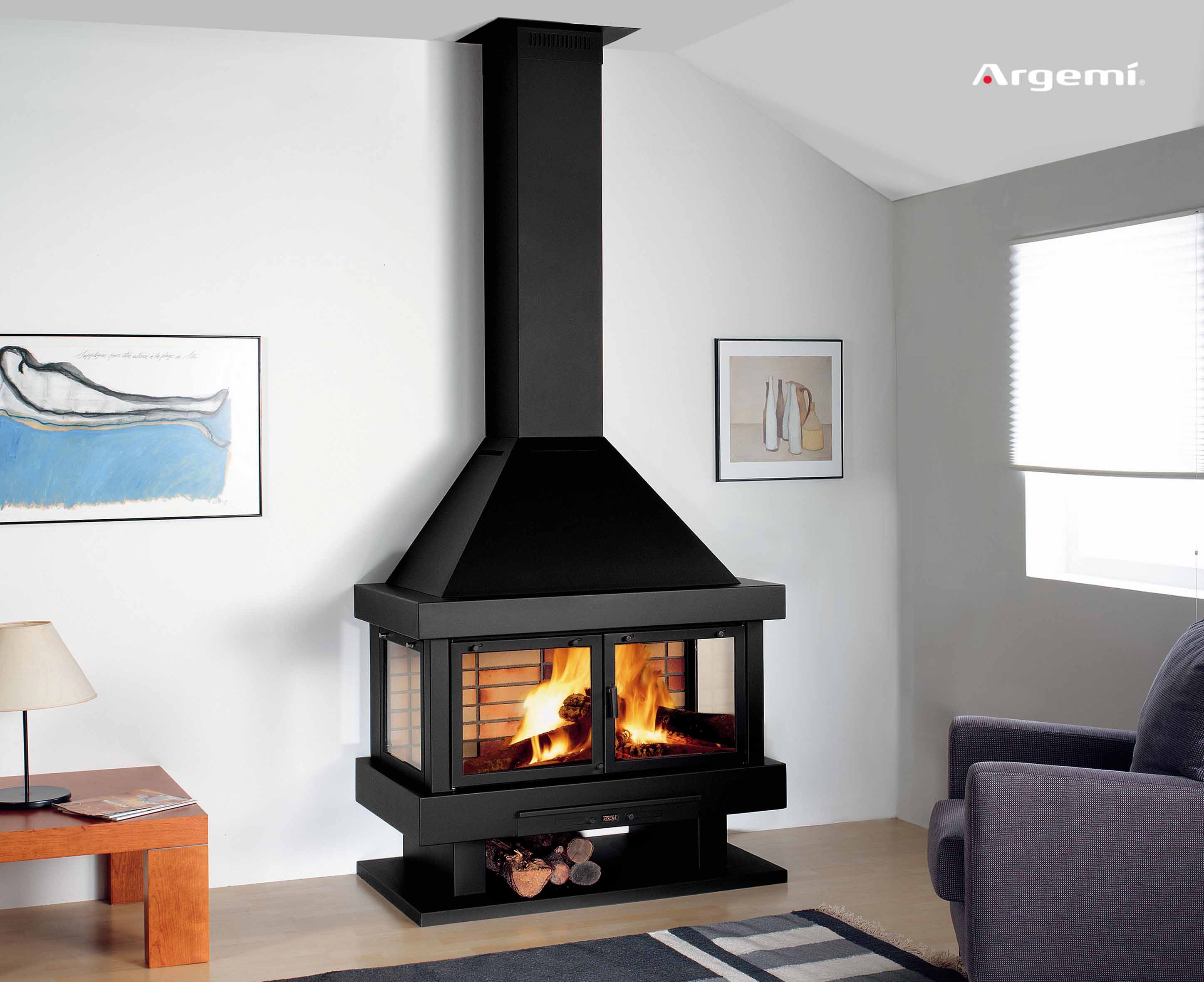 BARBARA 120 chimenea de hierro Argemi PrefabricatsArgemi Prefabricats