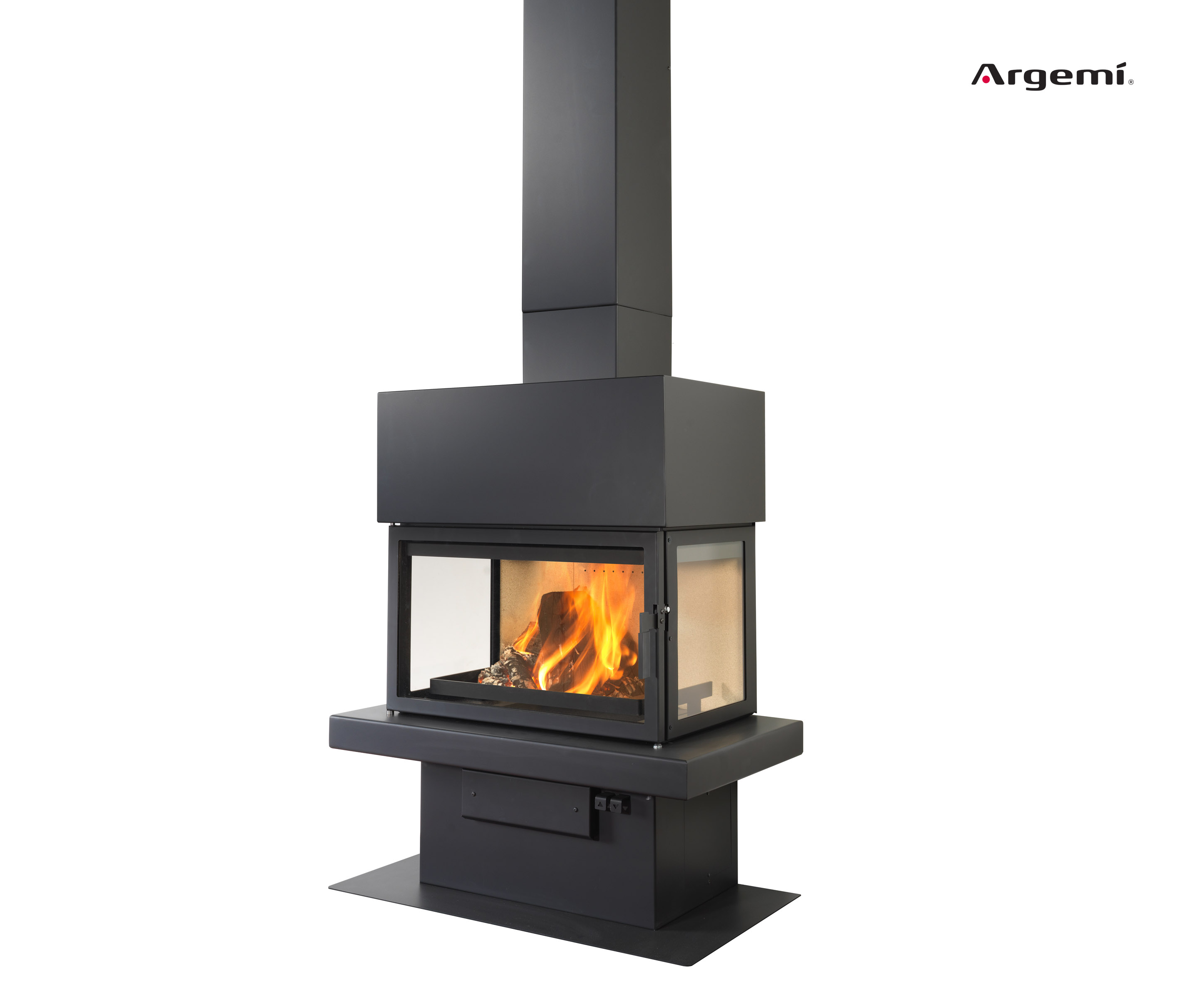 LL15 C Metal fireplace Argemi prefabricatsArgemi prefabricats