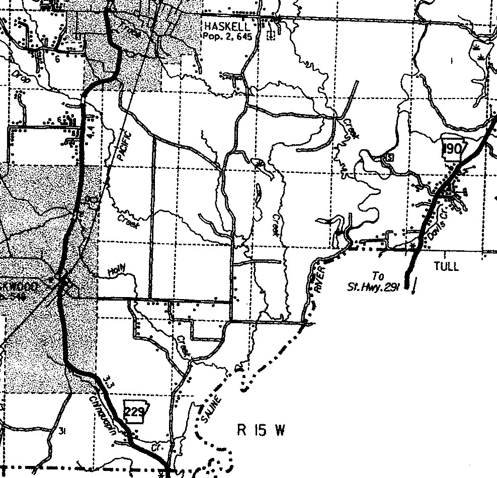 Saline County, Arkansas Map 2002