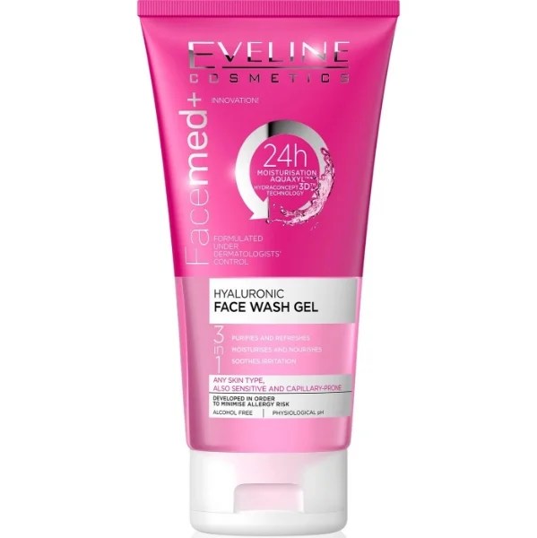 ژل شست و شوصورت هیالورونیک اولاین ( EVELINEface wash gel ) فروشگاه