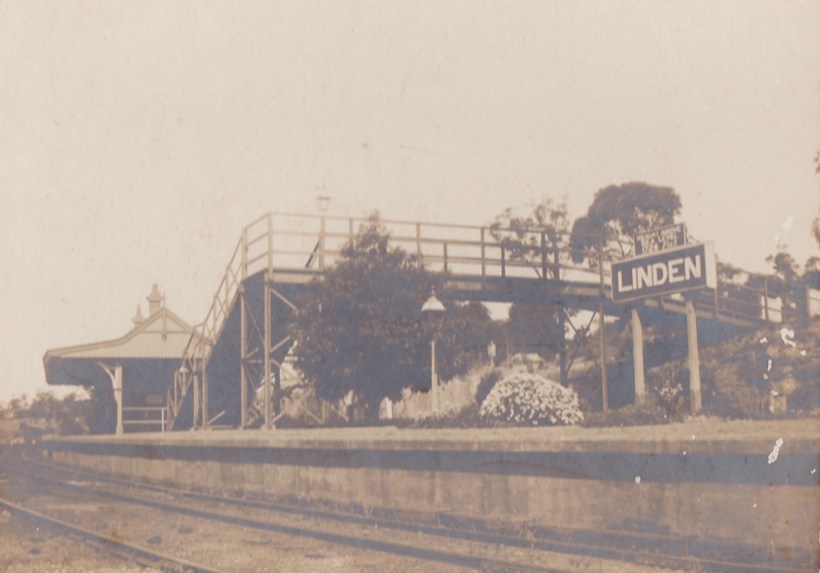 L is for Linden Railway Station The Curry Apple Orchard