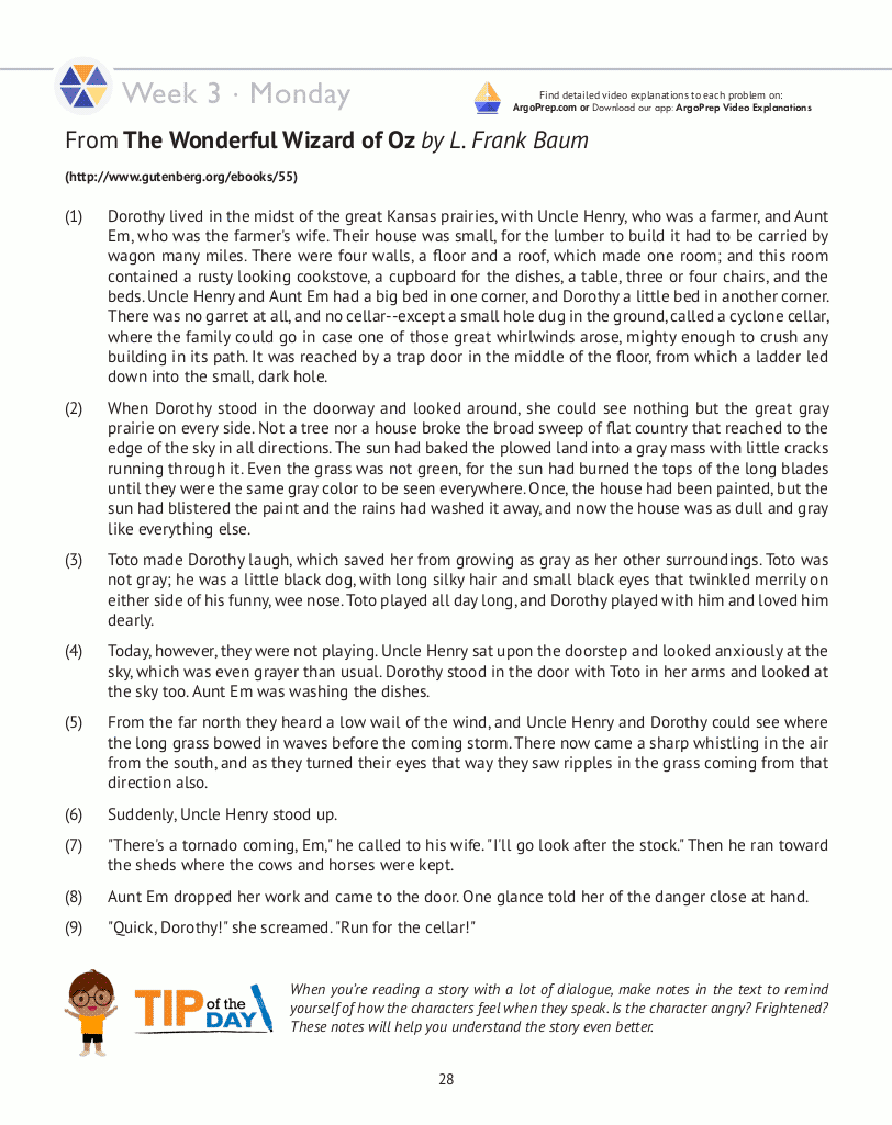 5th Grade Common Core ELA (English Language Arts): Daily Practice