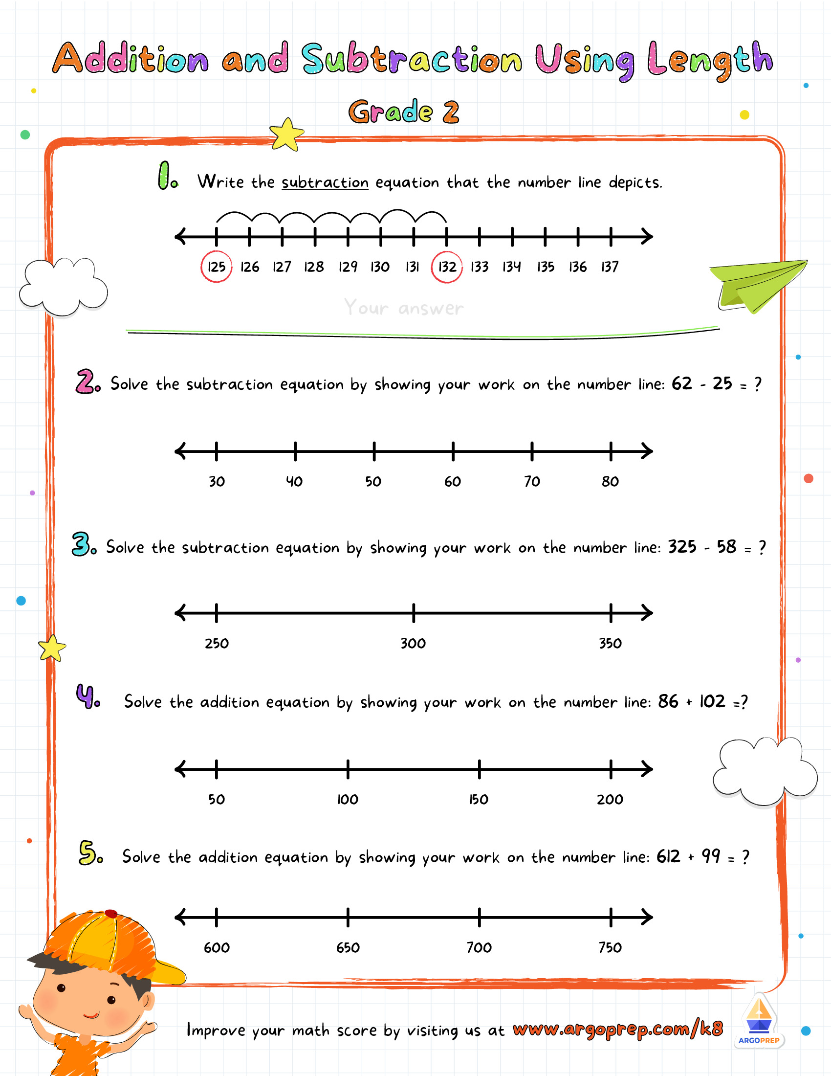Adding and Subtracting Using a Number Line - ArgoPrep