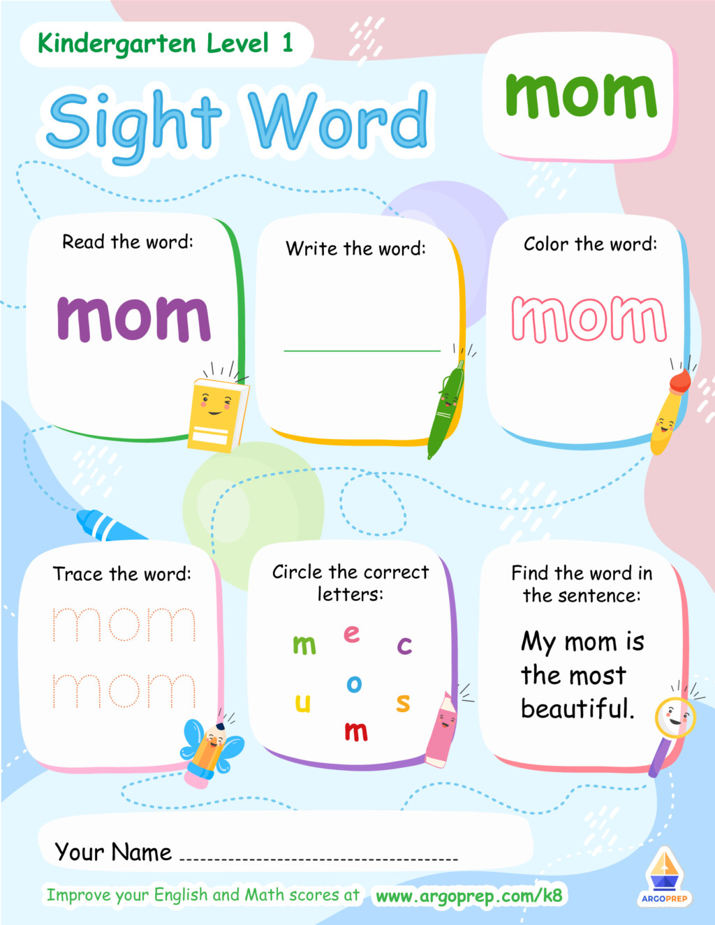 First Grade Sight Words: List and Basics - ArgoPrep