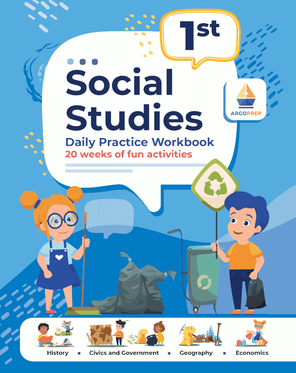 1st Grade Social Studies Daily Practice Workbook ArgoPrep