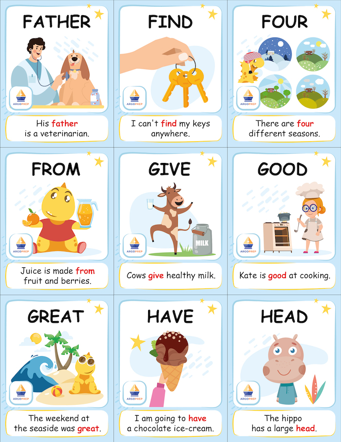 First Grade Sight Words: List and Basics - ArgoPrep