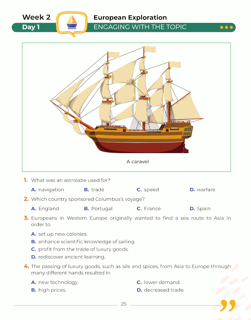 7th Grade Social Studies: Daily Practice Workbook - ArgoPrep