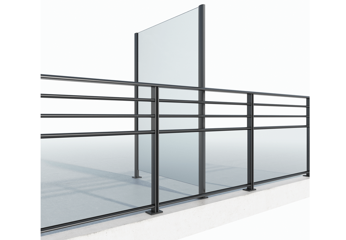 HighQuality Aluminium and Glass Railings Perfect for Modern Homes