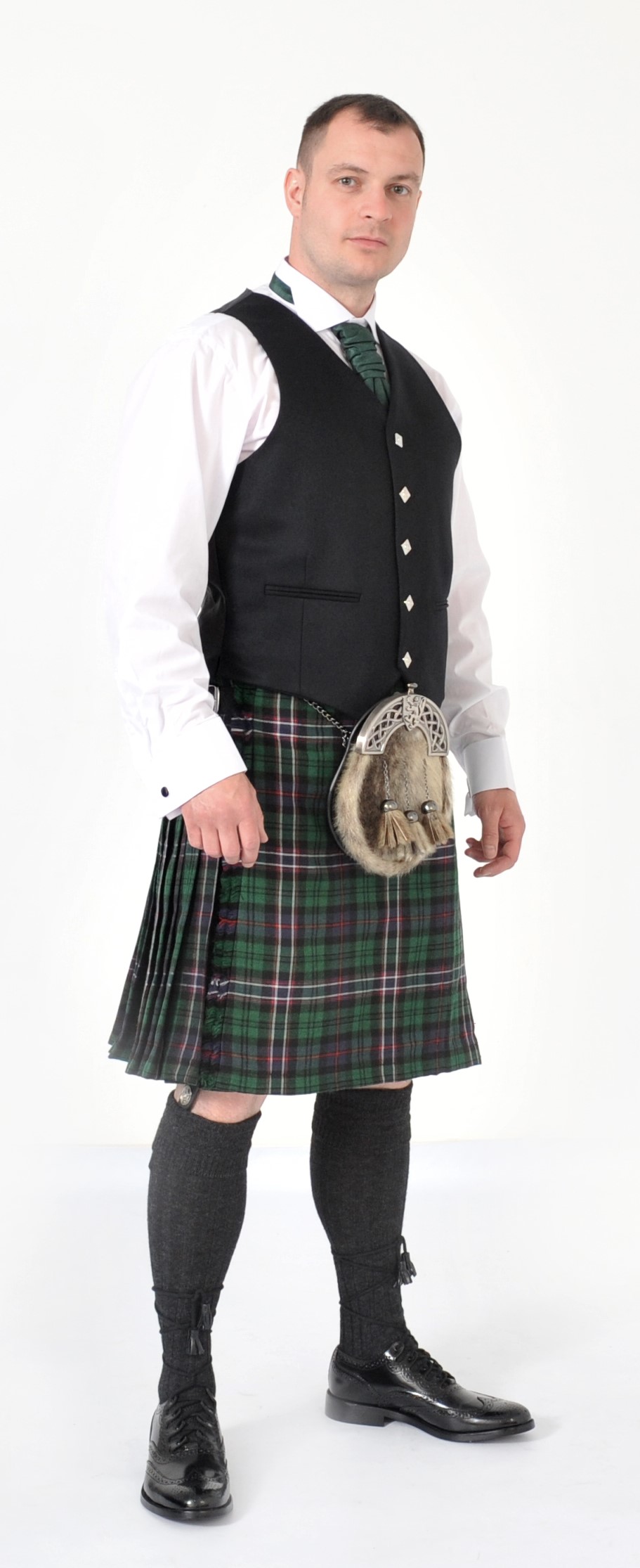 Scottish National 8 Yard Ex Hire Kilt Argyll Jacket