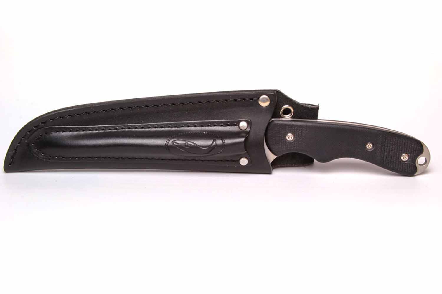 Myerchin Rigging Knife Fixed Serrated Blade Black Handle B100P Argyll