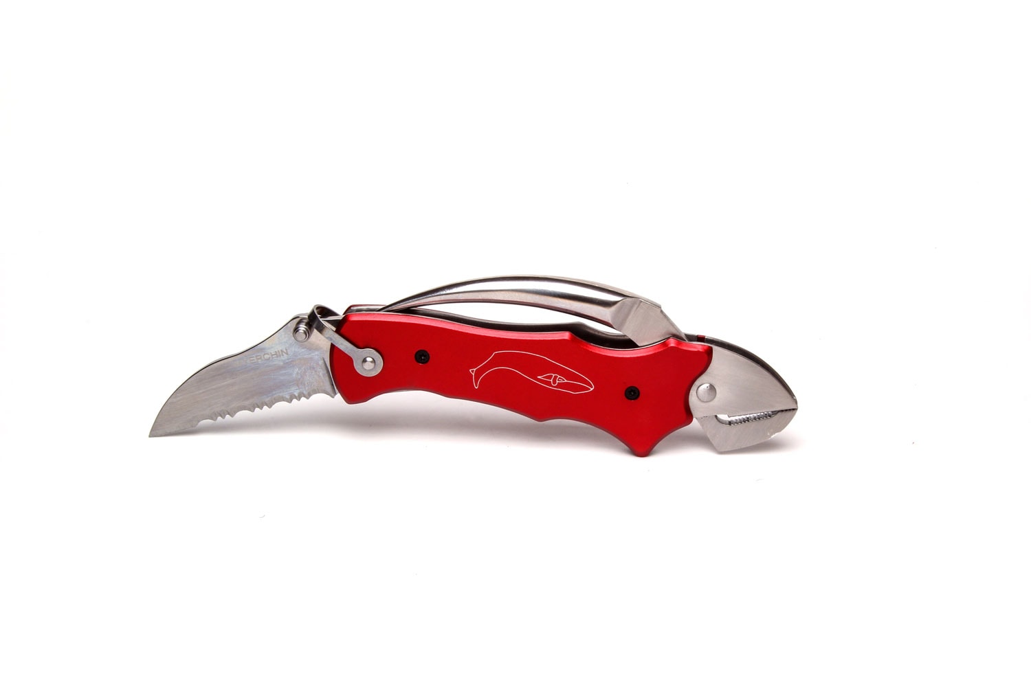 Myerchin Sailors Tool Rigging Knife Red P300RD Argyll Yacht Rigger