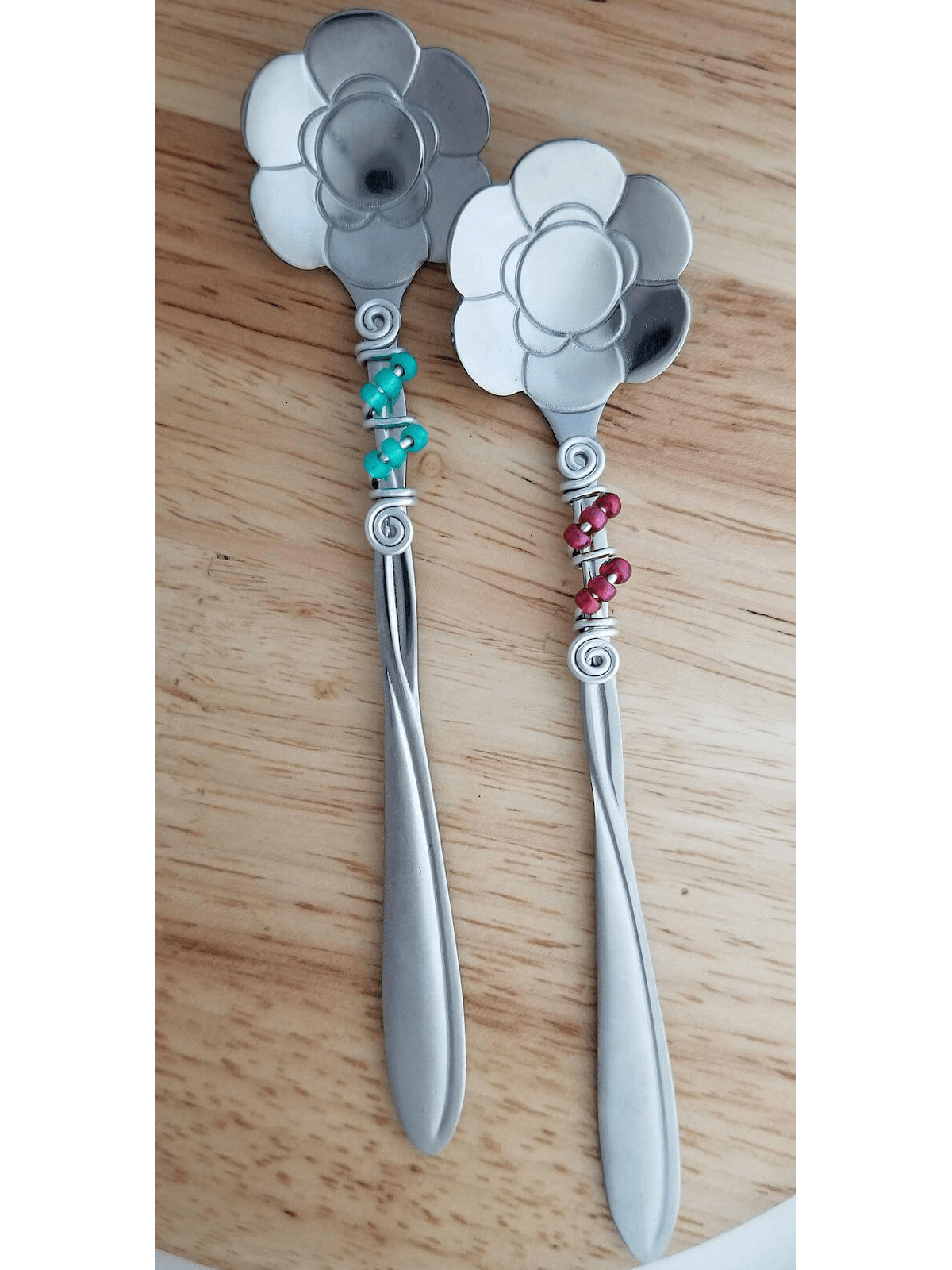 Beaded Flower Spoons Arhyonel Designs