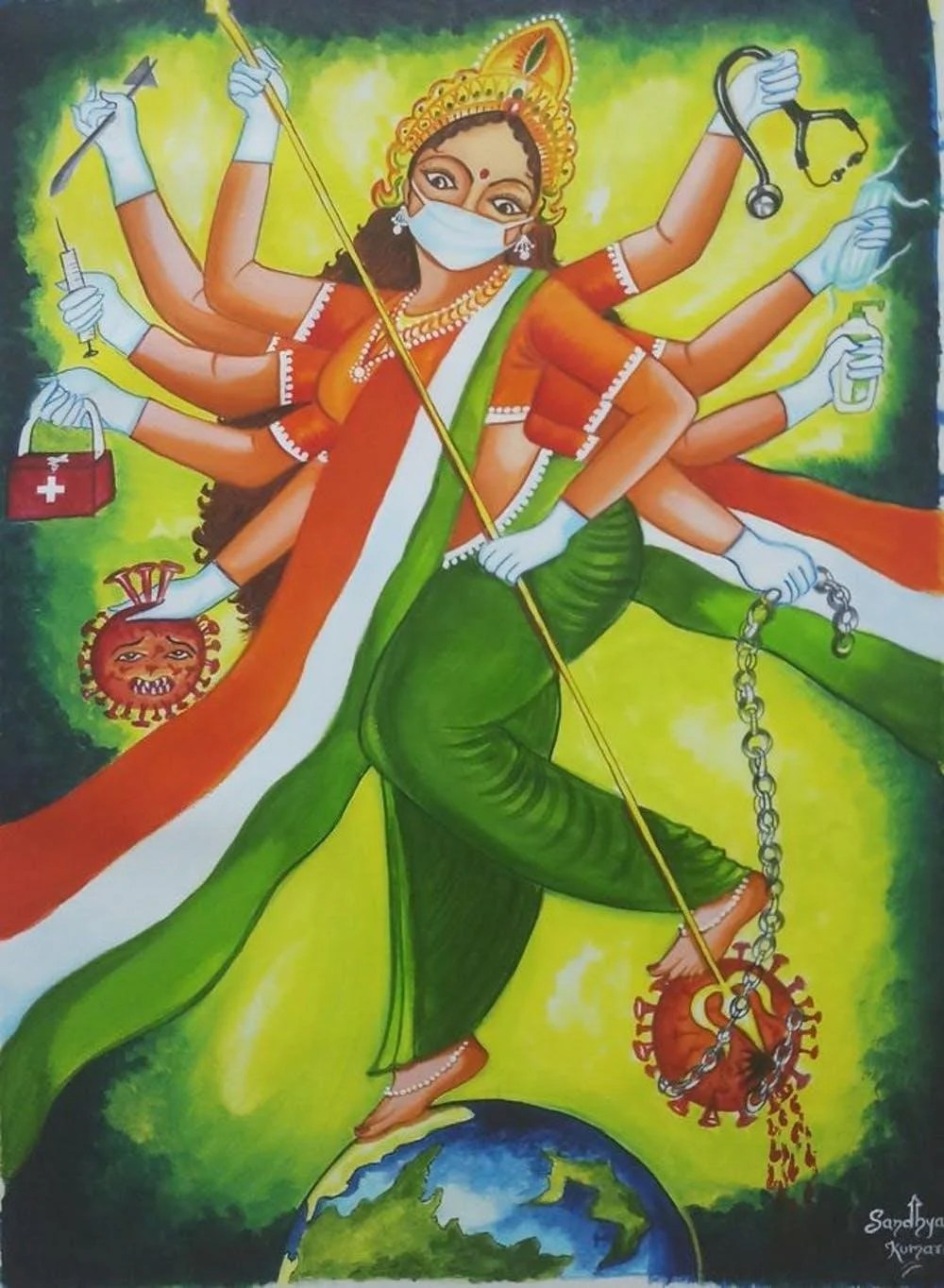 Saint Corona, CoronAsur, and Corona Devi New Embodiments of the