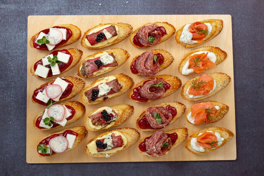 Global inspired tapas Aria Catering