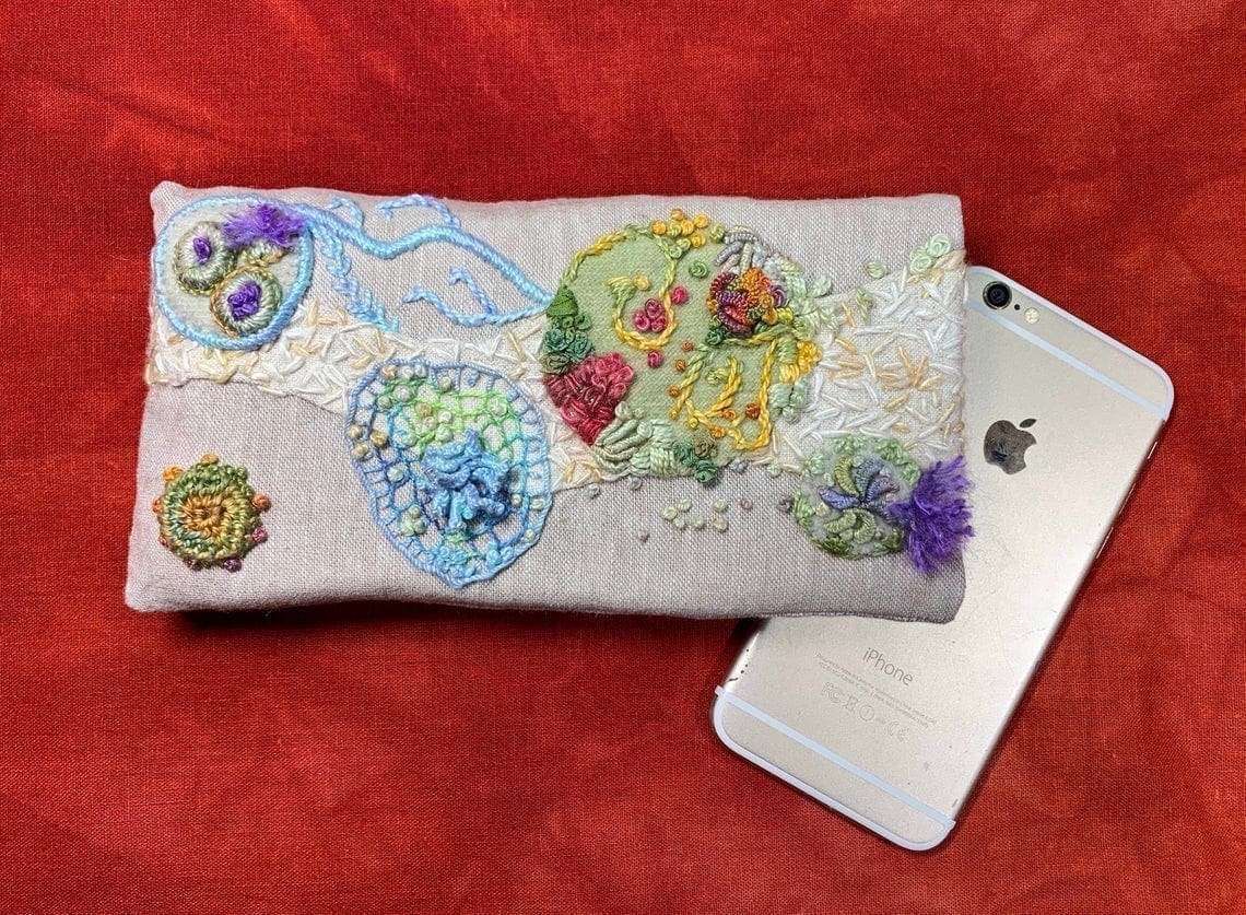 The Perfect Gift A DIY Glasses/Multifunctional Embroidered, Lined