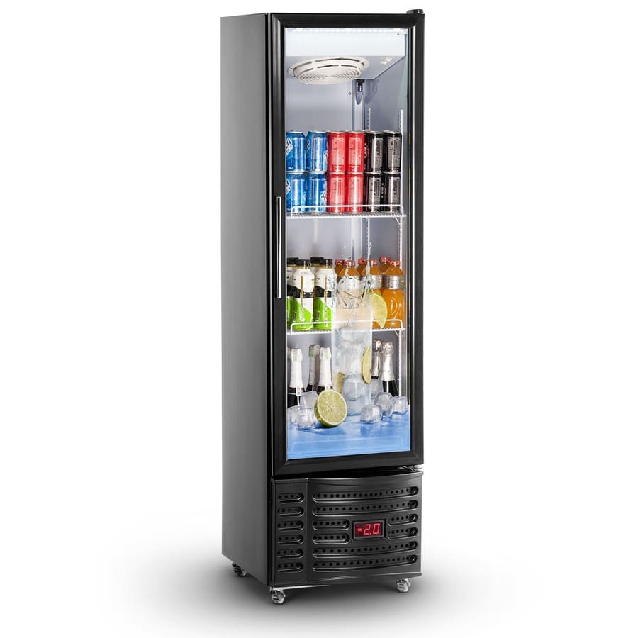 Mini visicooler slim Ecosilkon 230 Litros VCSSD230V puerta de vidrio