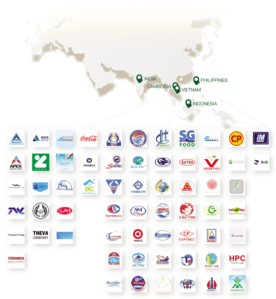 AricoClientsMap ASIA REFRIGERATION INDUSTRY JOINT STOCK COMPANY (ARICO)