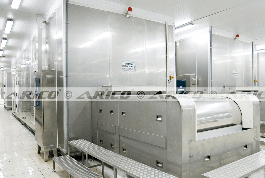 AricoUniImpingementSteelBeltIQF ASIA REFRIGERATION INDUSTRY