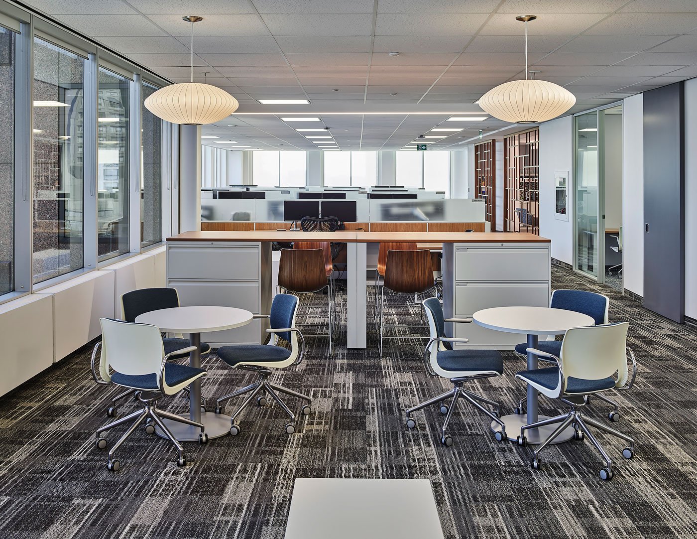 Fresh, clean, and modern design dictates this updated real estate