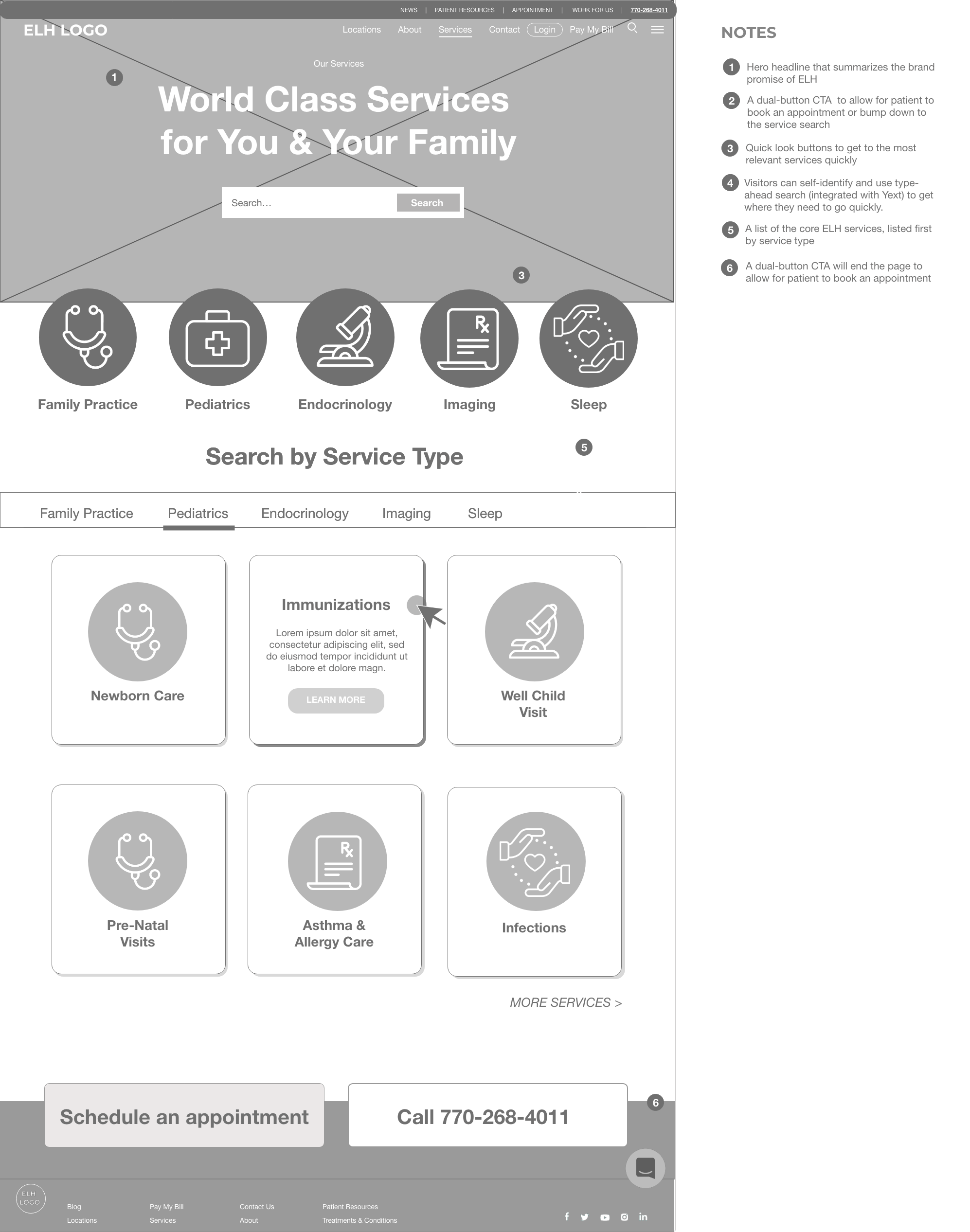 Eagles Landing Health Mockups Ariel Chapman's Portfolio