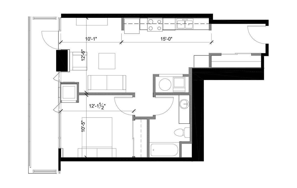 One Bedroom Apartments Little Italy Ariel Luxury Apartments, San Diego