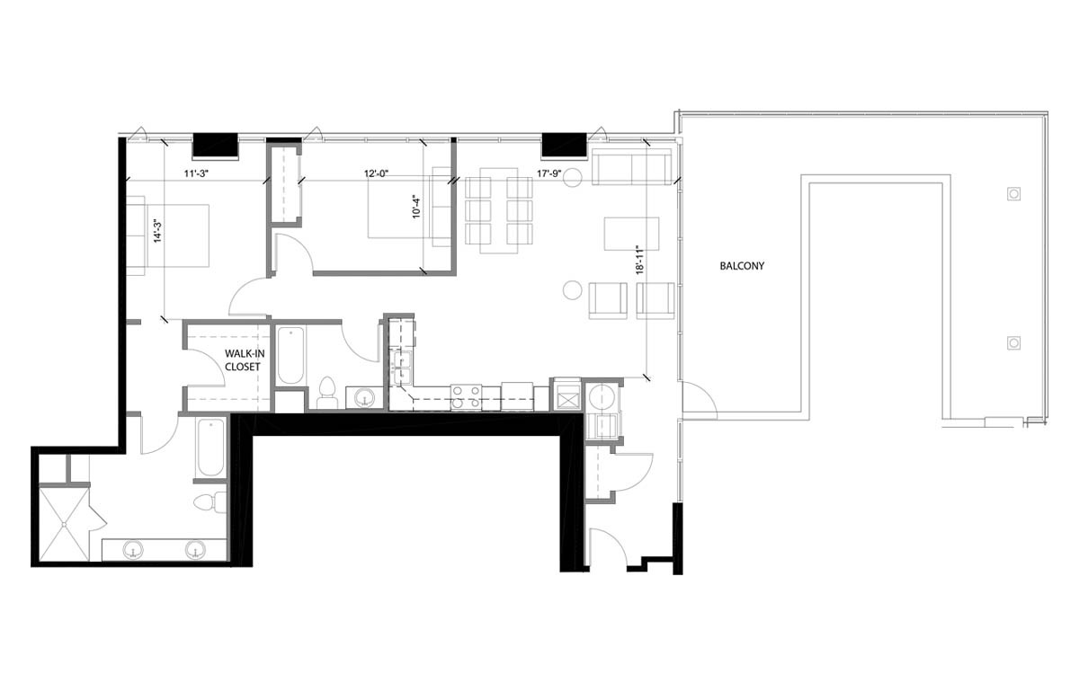 Penthouse Apartments Downtown San Diego Ariel Apartments Little Italy