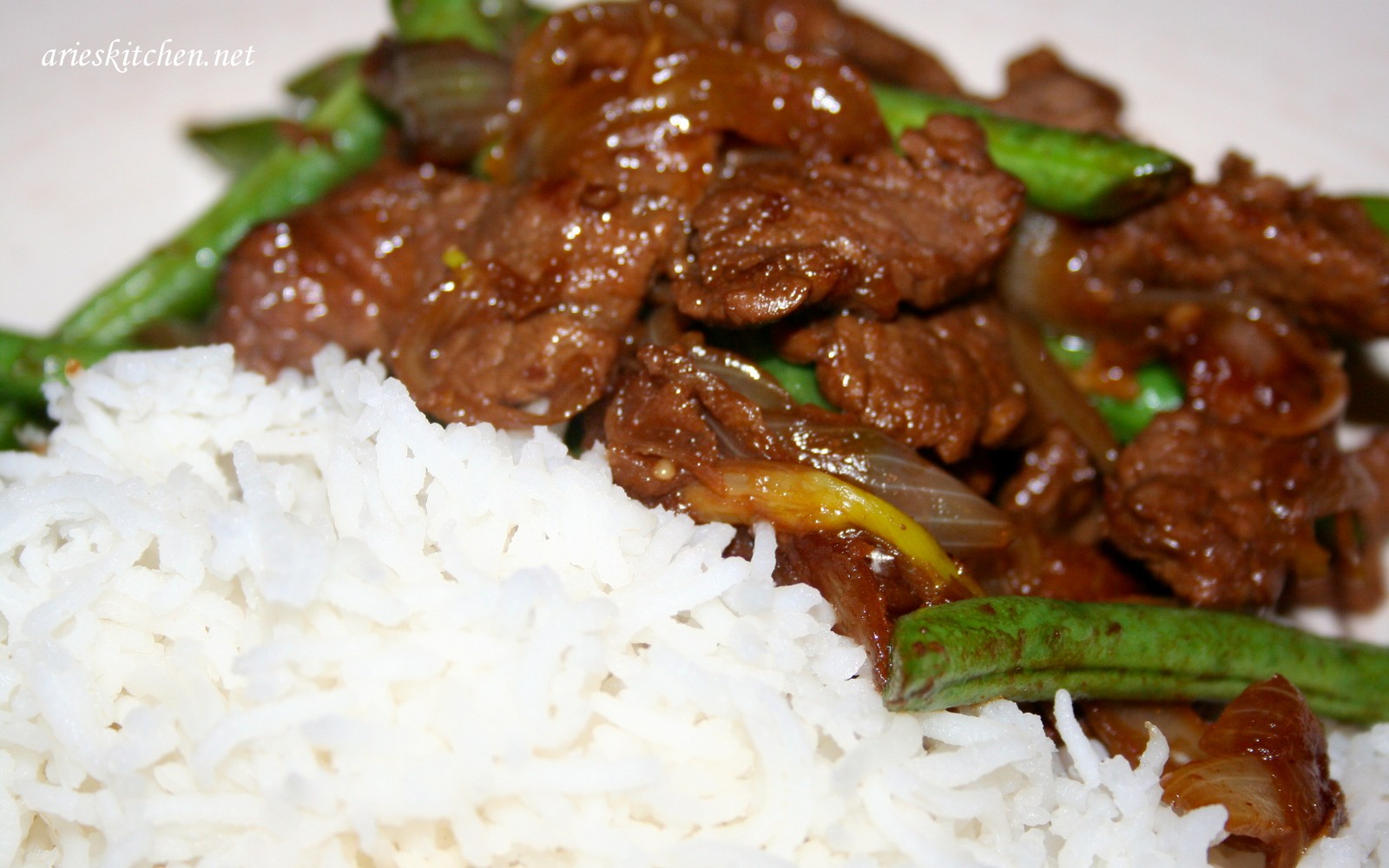 Beef with Ginger and Lemongrass Arie's Kitchen