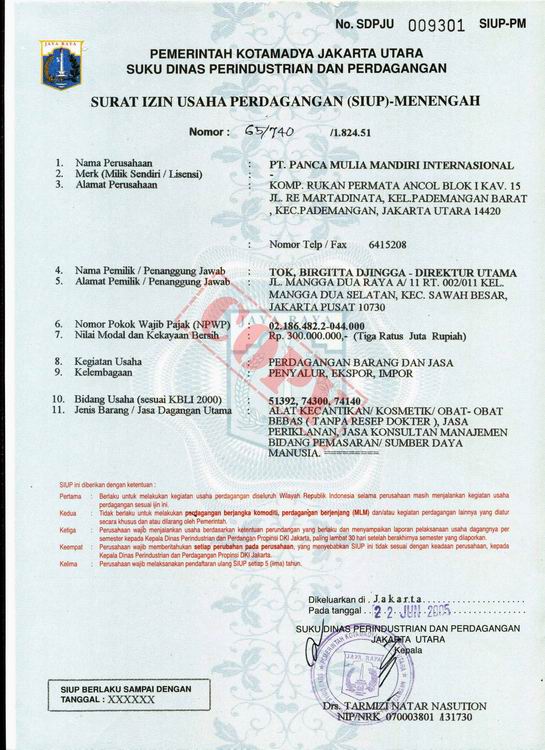 Surat Izin Usaha Perdagangan | Task Only