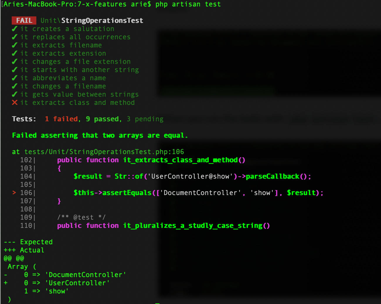Run Tests With PHP Artisan Test Arie Visser