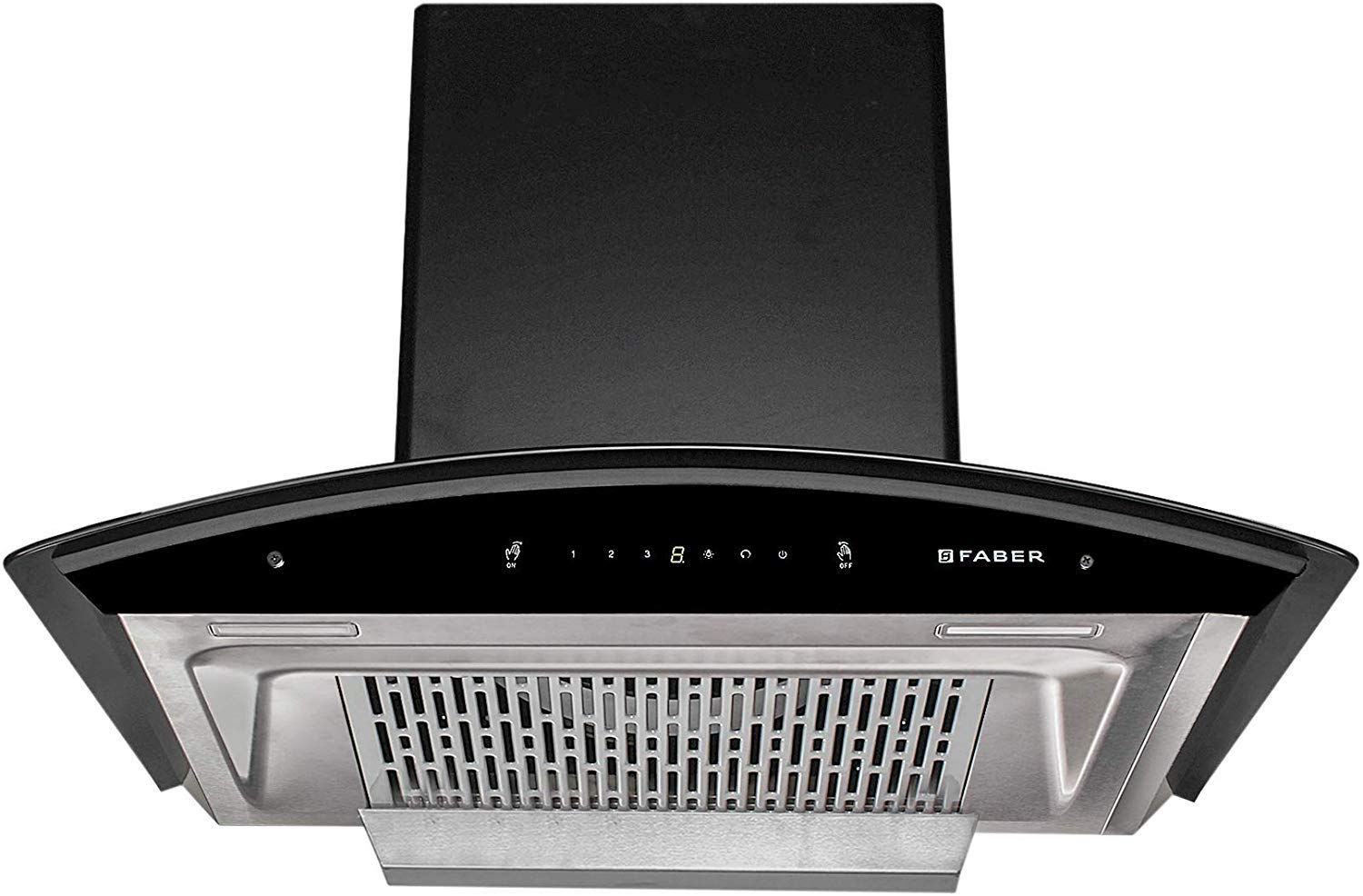 Faber Chimney Hood Crest Plus HC SC BK 60cm 1200 m3/hr Filterless Auto