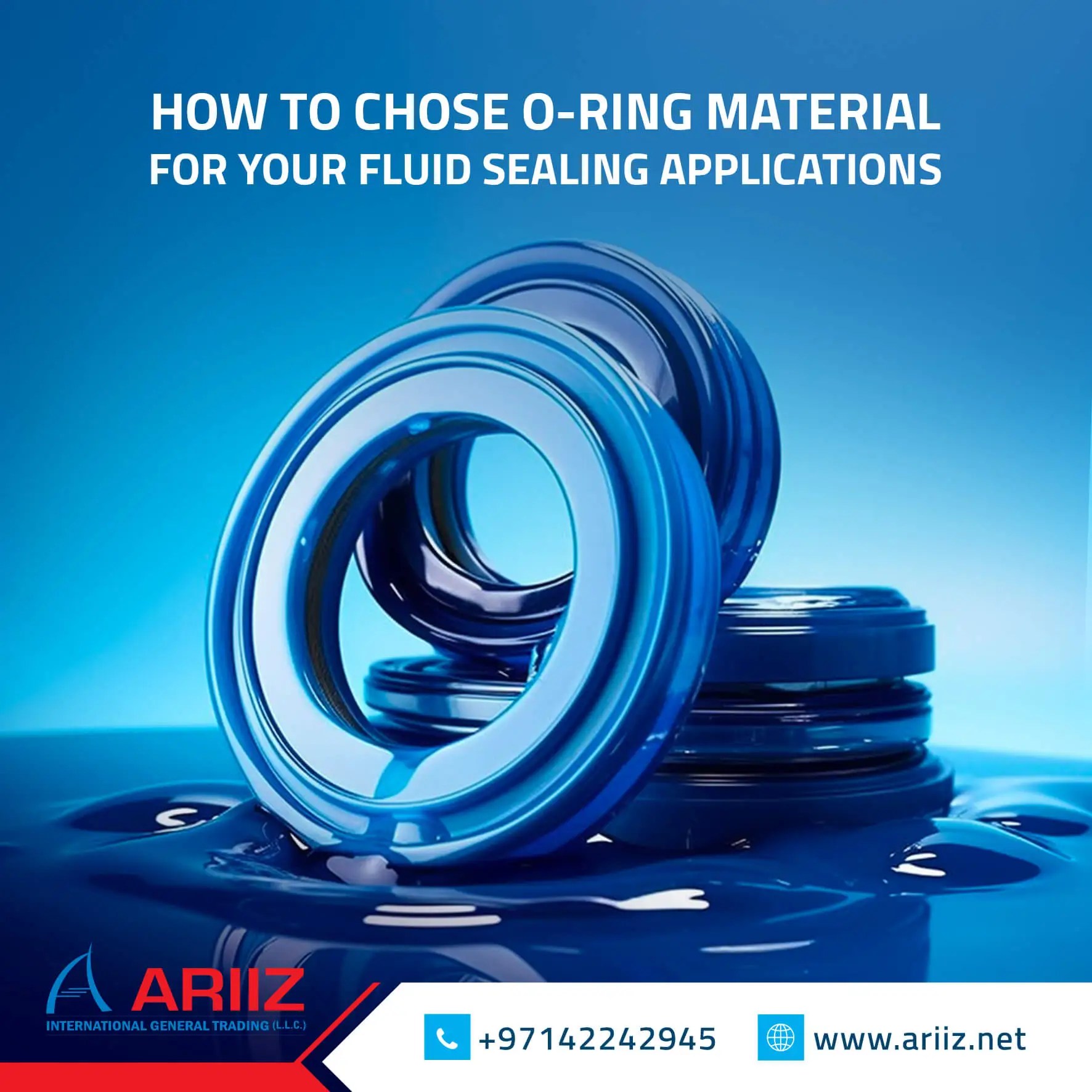 How to chose ORing material for your fluid sealing applications