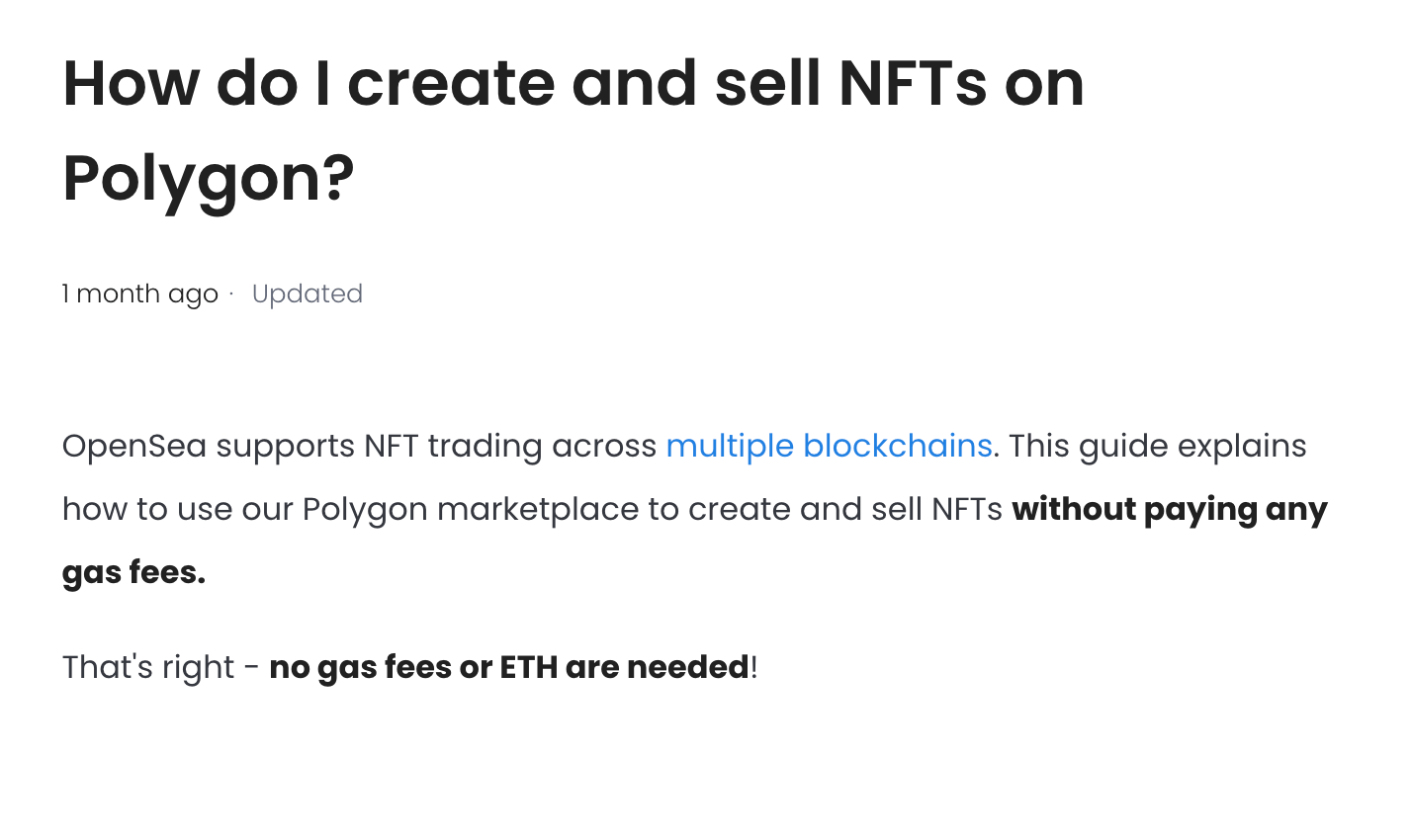 Cara Jual Nft Tanpa Gas Fee Alias Gratis Di Opensea - Catatan Si Data Scientist
