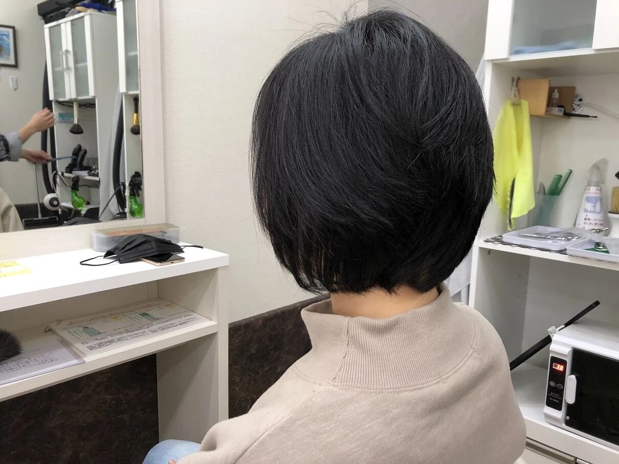 ブローいらずのショートスタイル😊 多くのお客様から好評のブログを更新するカット専門の美容室を金剛 大阪狭山で営んでいます