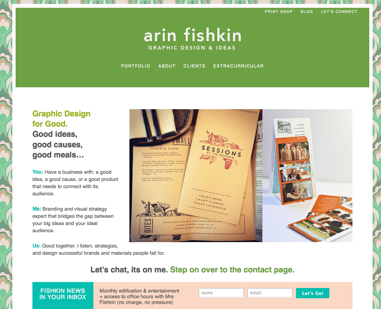 arin fishkin graphic design branding and visual design