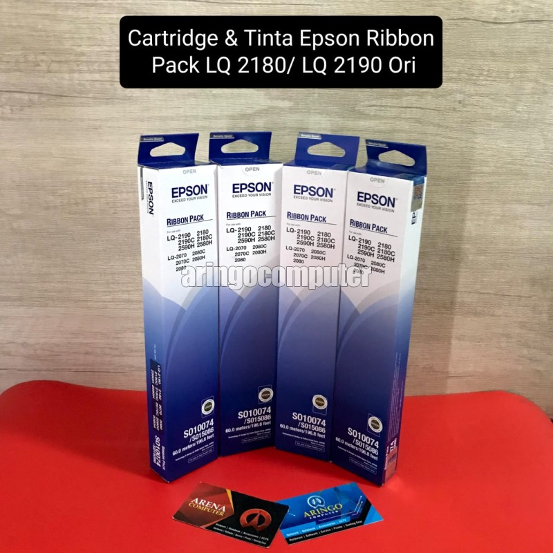 ARINGO Cartridge & Tinta Epson Ribbon Pack LQ 2180/ LQ 2190 Ori